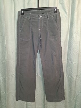 Kühl Regular 8 Outdoor Pants in Dark Olive with White Stitching